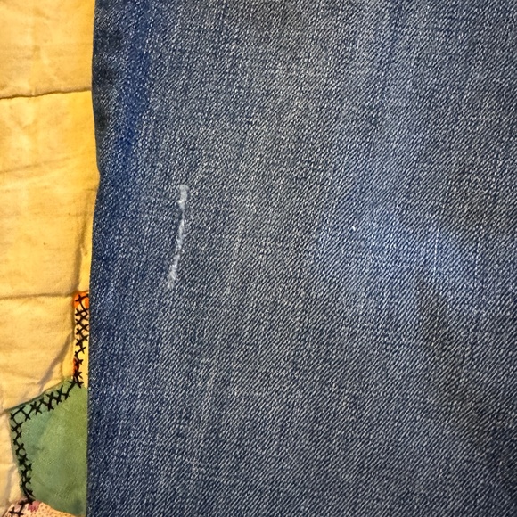 Women's Levis 515 Boot Cut Jeans Blue Mid Rise Dark Wash Cotton Blend Size 6 - Picture 11 of 14